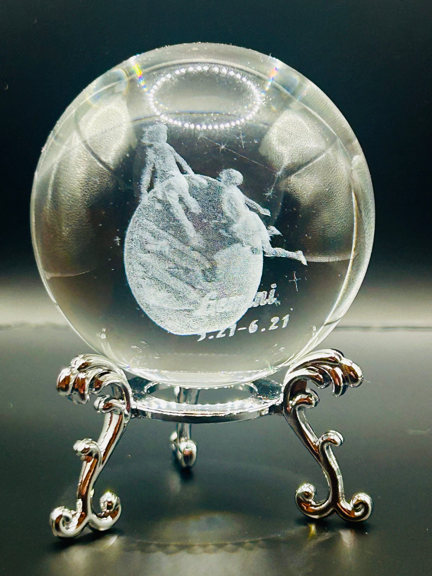 Gemini - Zodiac Crystal Ball Home Decoration