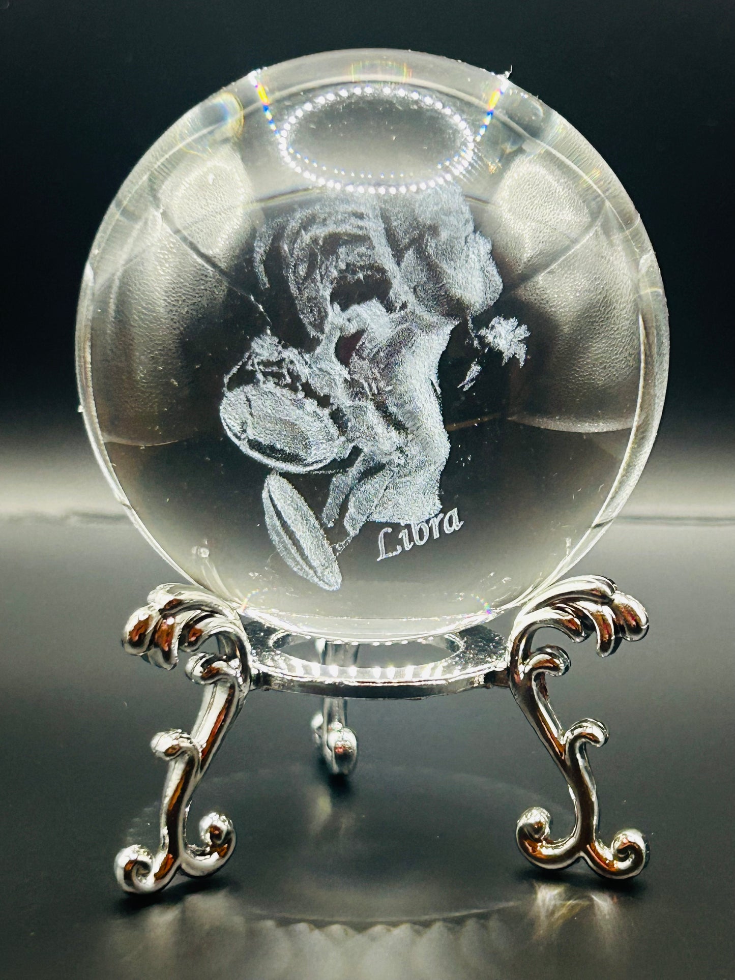 Libra - Zodiac Crystal Ball Home Decoration