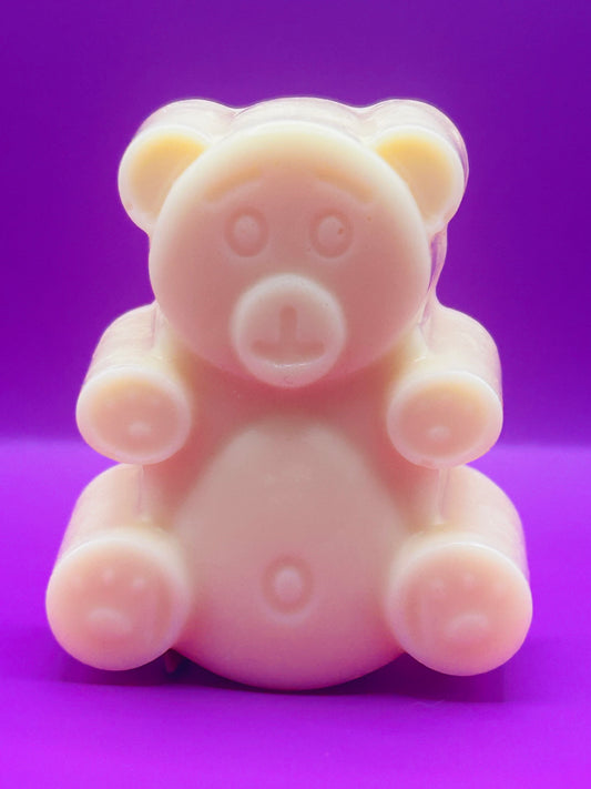 Mini Teddy Bear Lime and Basil Wax Melts.