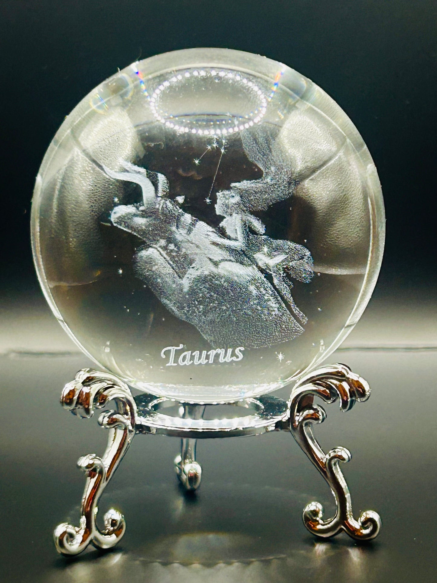 Taurus - Zodiac Crystal Ball Home Decoration
