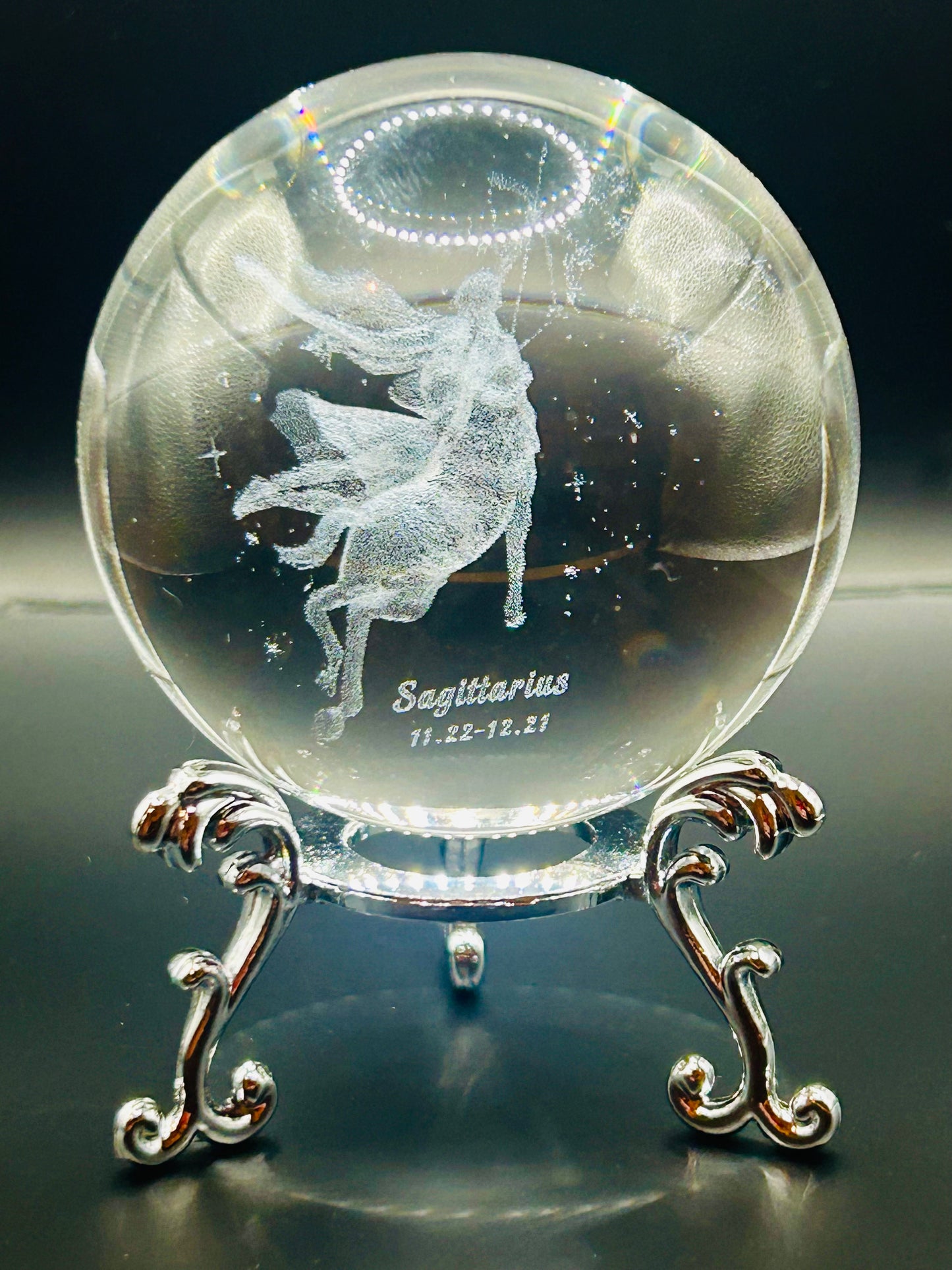 Sagittarius - Zodiac Crystal Ball Home Decoration